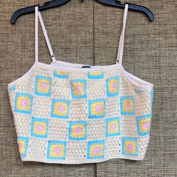 Wild Fable crochet crop cami top - Picture 1 of 5